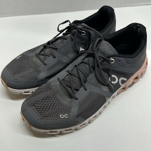 On Cloud Heloin Cloud Tech Lace Up Sneakers Shoes Shoe Pink Gray Women's Size 11 - Picture 4 of 10